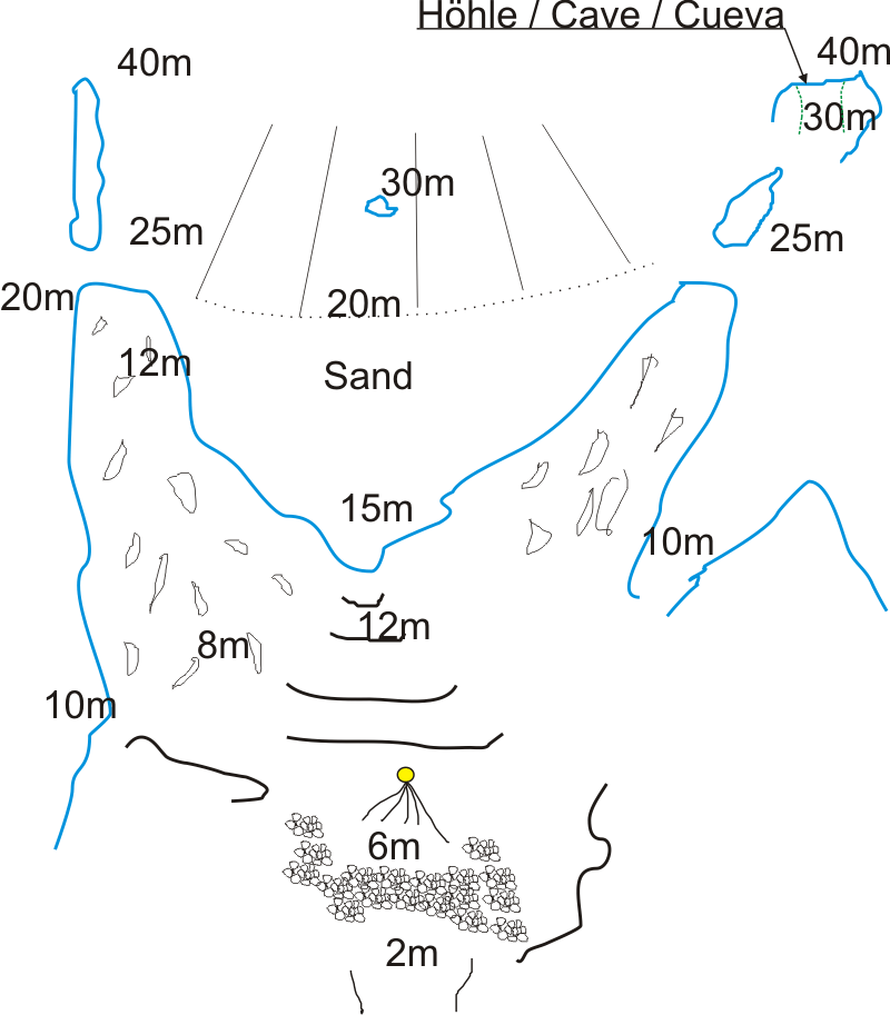 Map divesite Carioca